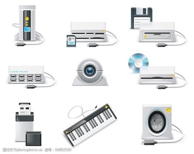 电子产品矢量图 数字时代的视觉语言